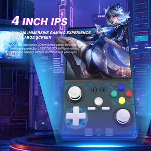 Xf40v Retro Handheld Gaming Console, Linux System, 4.0 Inch IPS Screen, WiFi Support, Arcade Joystick, Portable Pocket Electronic Game Machine