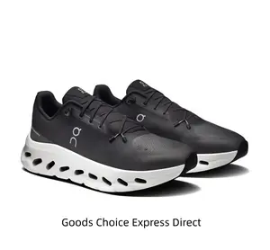 Futuristic Cloud-Like Athletic Sneakers with Unique Cut-Out Midsole for Shock Absorption