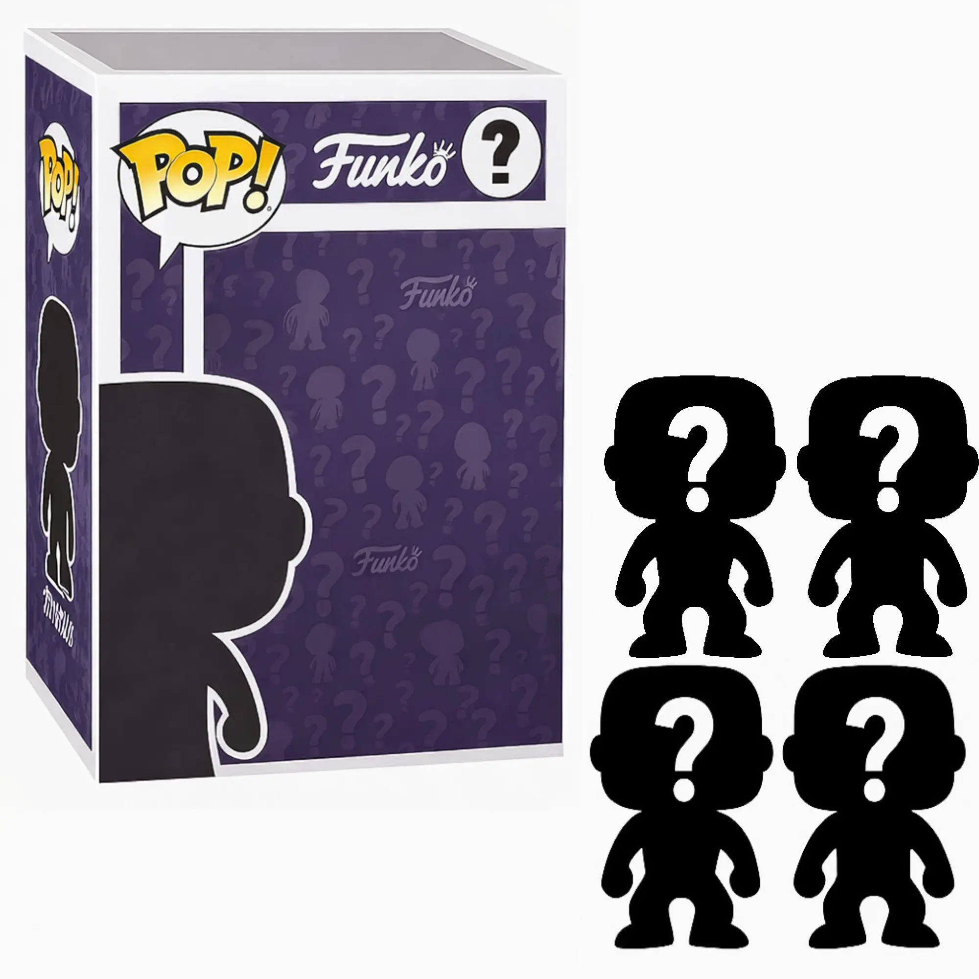 Set of 4 Surprise Mystery Funko Pop! Randomly Selected