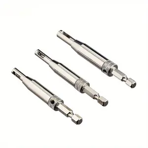 4pcs Self Centering Hinge Drill Bits Door Window Cabinet Cupboard Hinge Drilling Holes Cutter Woodworking Center Drill Bits