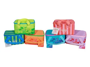 Trader Joes Mini Insulated Tote Bags SUMMER COLORS