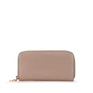 Pre-owned Bvlgari Calfskin Small Leather Goods Leather Long Wallet