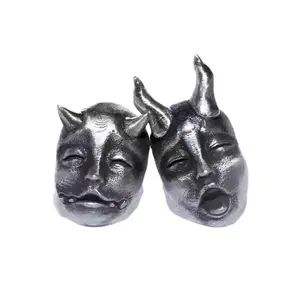 {Comfortable Earrings} Dark Asymmetric Crying Face Earrings - Personalized Devil Mask Earrings