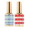 DAISY DND Nail Care Base & Topcoat Duo Set - DC 800 (0.5 fl oz Glass Bottle) Plain Triacrylate & DC 900 No Cleanse Gel Topcoat, UV LED Compatible, UV Resistant, Salon-Quality Glossy Finish, USA-Made, Easy Art Tools for At-Home Manicures