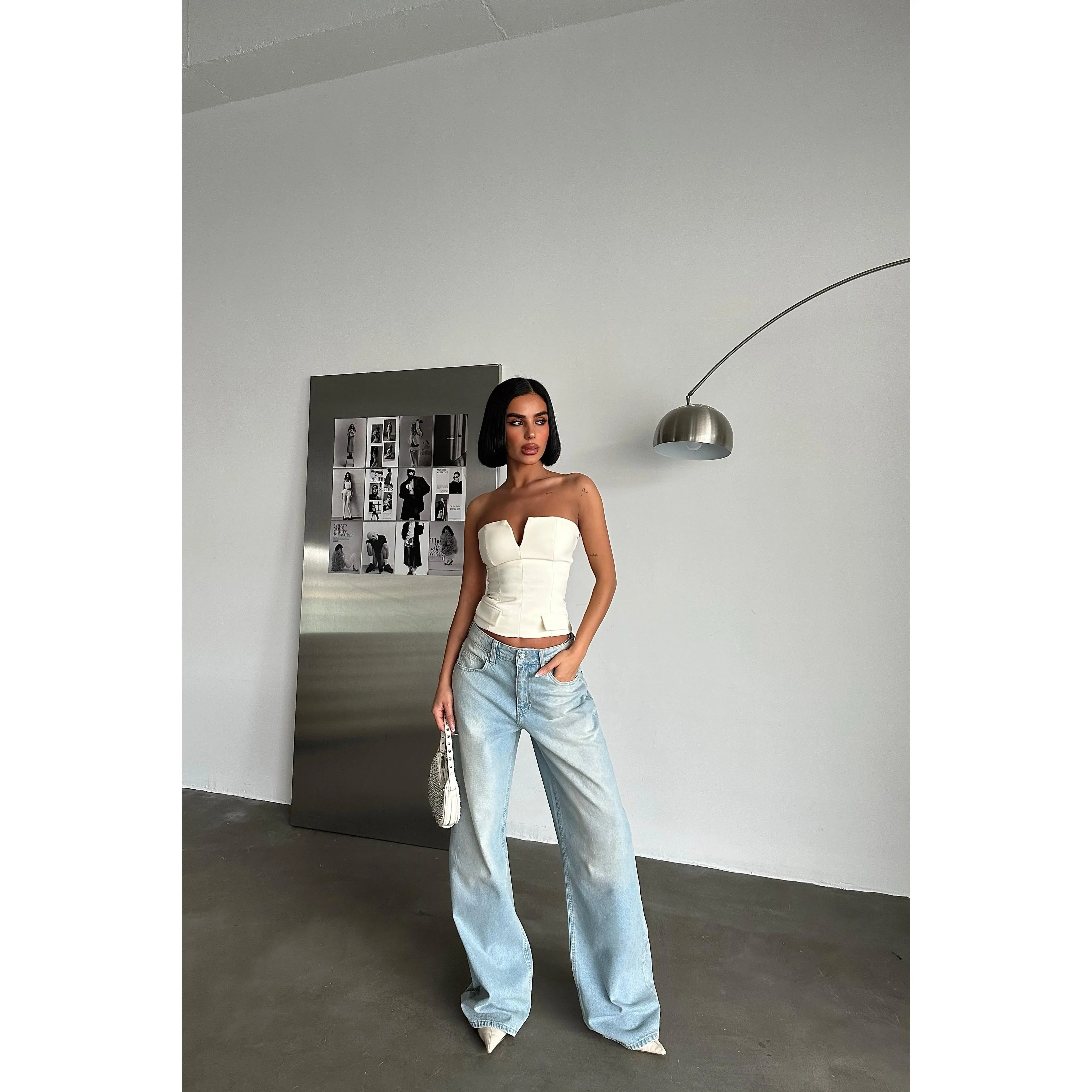 Wide Leg Baggy Jeans