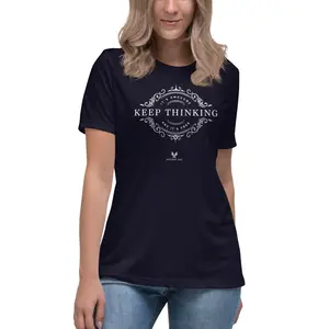 Women’s Keep Thinking relaxed fit t-shirt Color