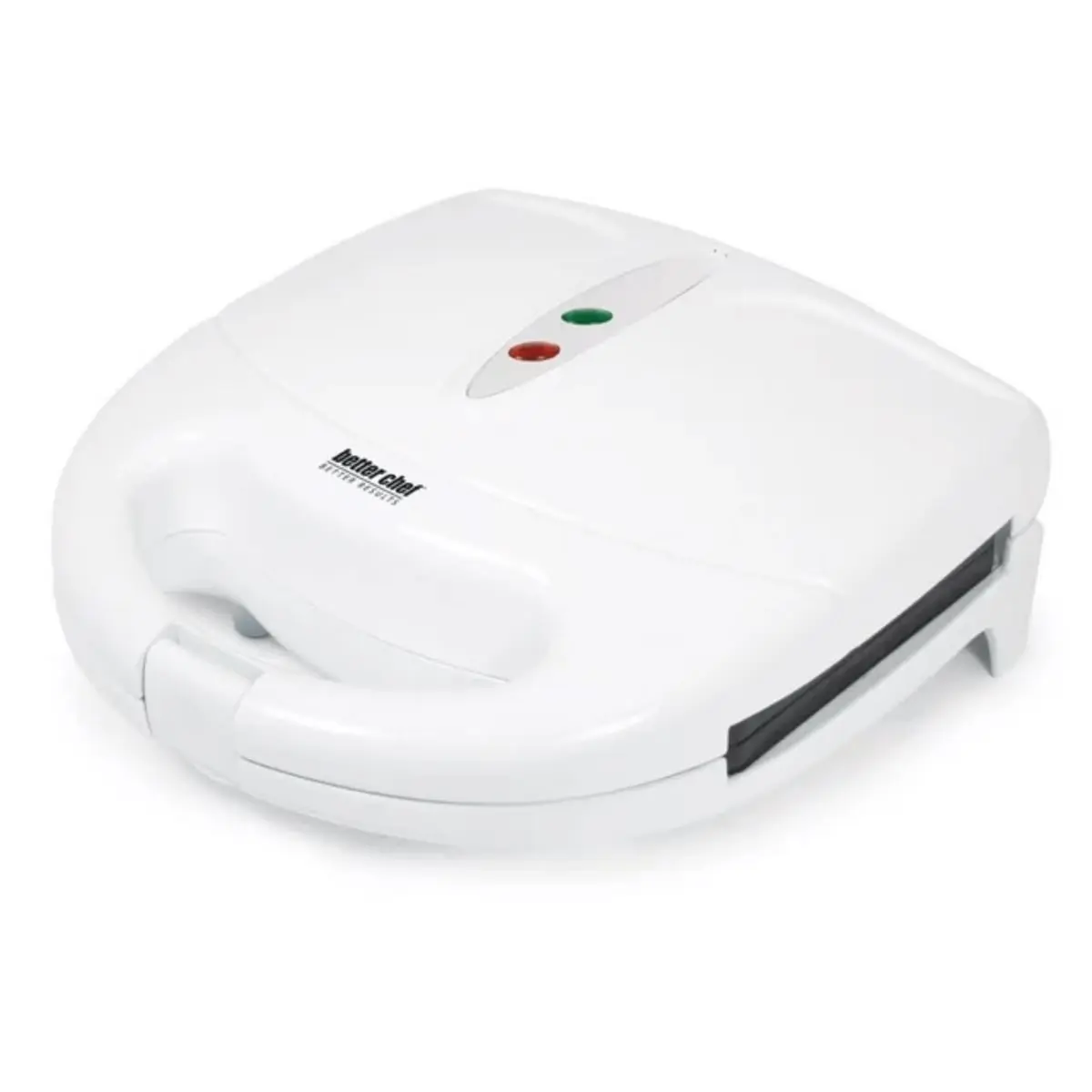 Better Chef Compact Portable Waffle Maker-Irons, White, Makes Waffles