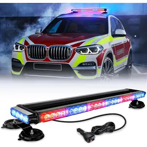 Nilight 29.5" Roof Top Strobe Lights 56LED Hazard Light Flashing Light Bar Magnetic Mount for Cars, Trucks, Tractors, Snow Plows, and Construction Vehicles Car Accessories Auto  dealsforyoudays