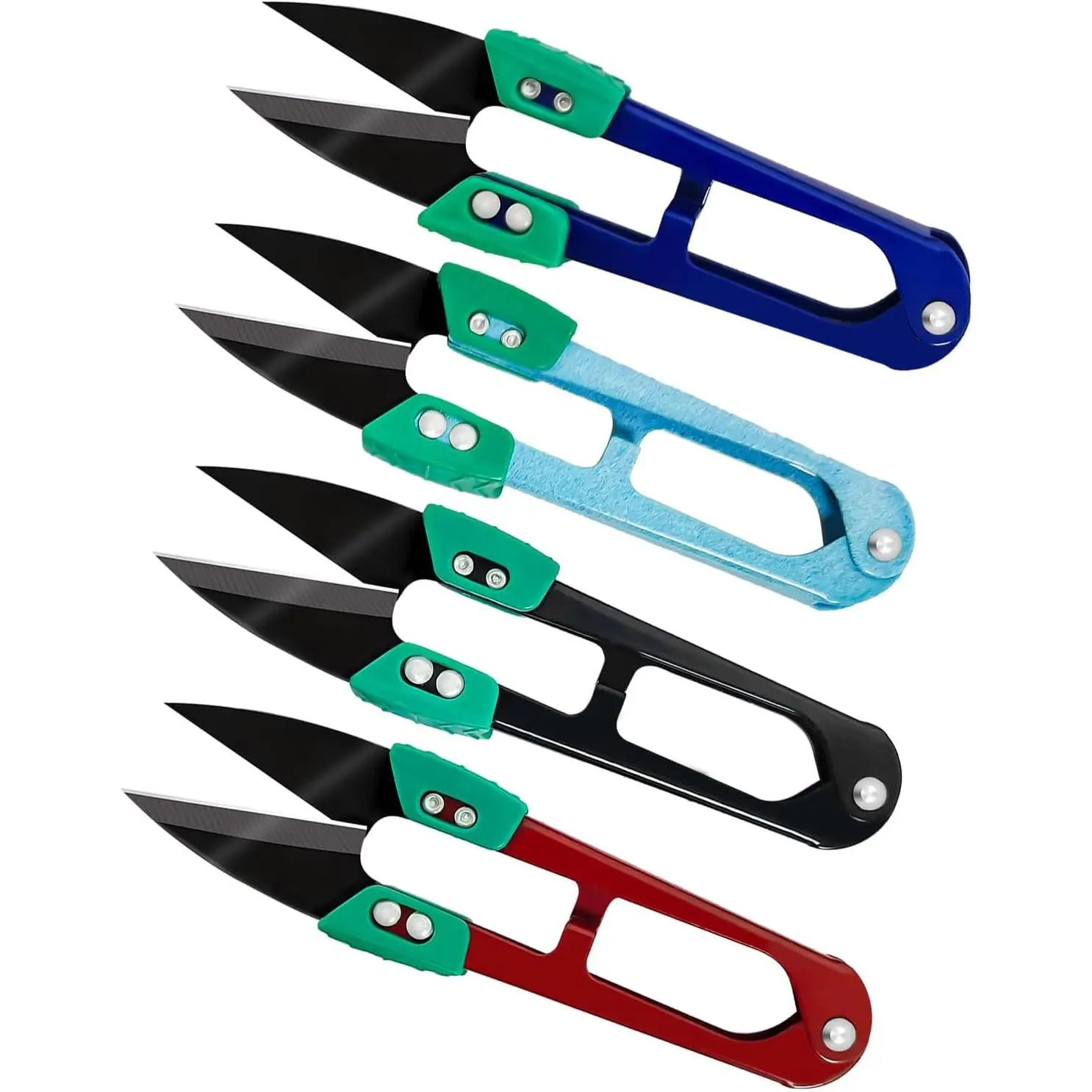 4-Count Sewing Kit Small Snips - Fabric, Yarn, Thread, Embroidery, Crochet Trimming Nipper Pruning Shears for DIY Crafts, Garden Bonsai
