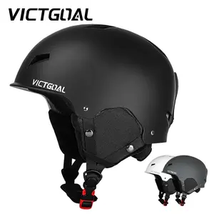 VICTGOAL Ski Helmet for Adults Youth Outdoor Snow Sports ,Snowboard Skateboard Helmet Half-covered Winter Snowmobile Helmet
