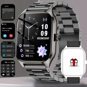 2026 New 2.01" HD Smart Watch, Bluetooth-compatible Connectivity, Water Resistant Ip67, Analog-Digital Face, Ideal Gift for Men & Women