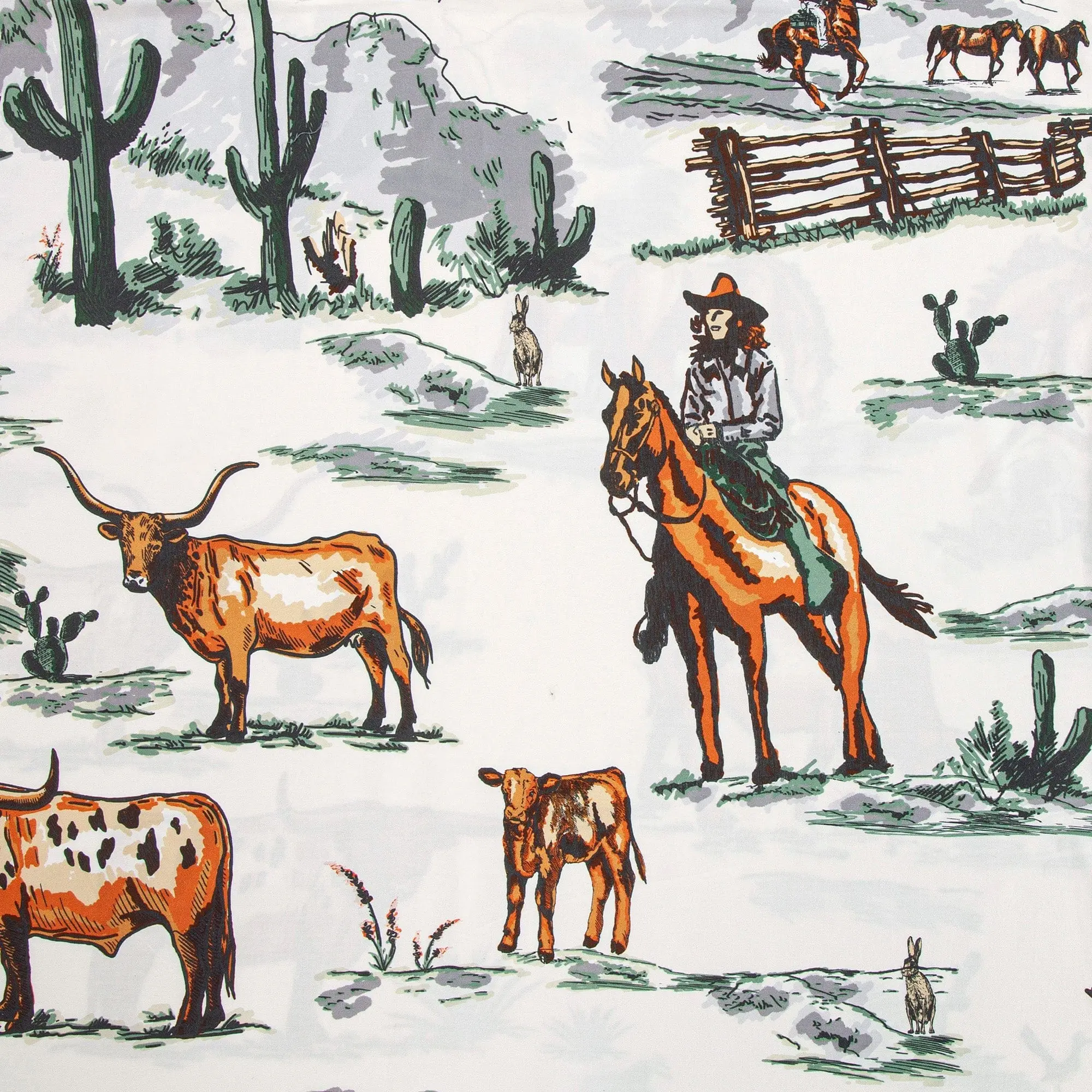 Ranch Life Printed Swatch Ranch Life Printed Swatch