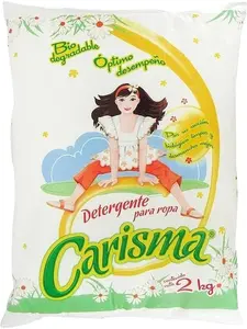 Carisma Powerful Powder Laundry Detergent - 2 Kilo Bag Super Tough Stain Remover - For all Fabric Types, Floral Scent