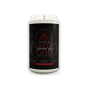 Faith Guided by God Scented Soy Candle — 13.75 oz Inspirational Prayer Candle