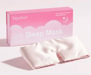 Tapeher Silk Sleep Mask, Block Light for Deeper Sleep, Soft Comfortable Eye Mask