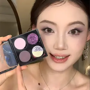 WOSUPRE Purple Dusk Chameleon Eyeshadow Palette, Shimmer Cloud Finish, Magnetic Case| For Teens, Young Adults, Makeup Newbies & Purple-Lover (Cosmetics)