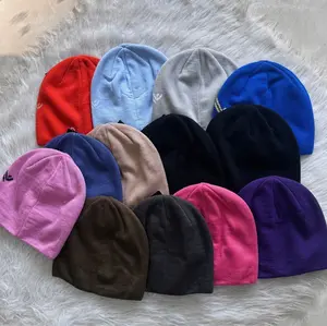 Cozy Beanie with Skeleton Design - Acrylic Material for Cold Days & Ski Accessories - Trendy Look for Winter Streetwear - Iconic Bird Logo - 20cm x 18cm - Perfect for Outdoor Fashion Lovers