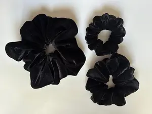 Black Velvet Scrunchie