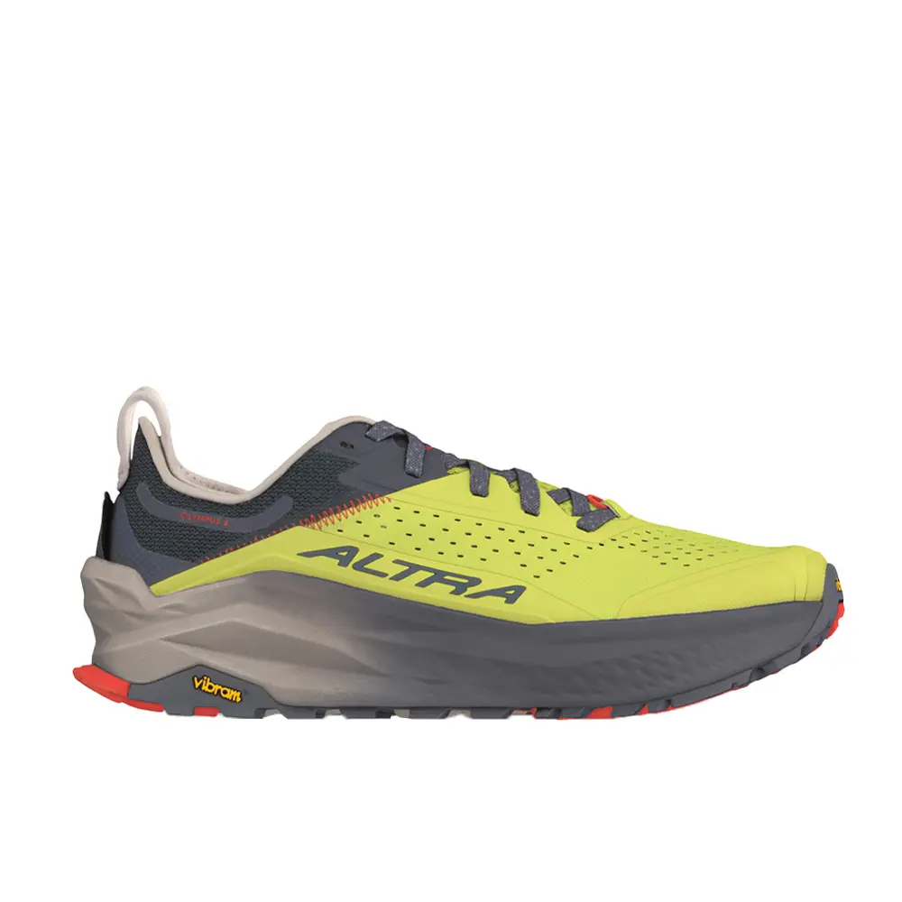 Altra Mens Olympus 6 Trail Running Sneakers Shoes - Green