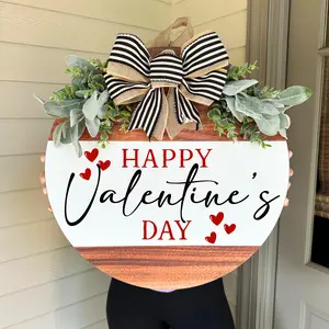 Valentines Door Hanger, Valentines Front Door Decor, Valentines Wreath, Valentines Day Decor, Valentines Door Wreath, Happy Valentines Sign