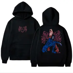 Arcane Caitlyn and Vi Hoodie: Unisex Graphic Streetwear in Soft Cotton with Vintage Acid Wash Finish, Perfect for Anime Fans and Daily Casual Wear