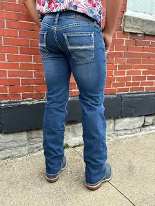 Rock & Roll Cowboy Men's Regular Fit Reflex Denim Stackable Boot Cut Jean RRMDSPR1G5