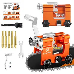 Sharpener Tool 5 Titanium Diamond Bits Brush Hand Crank Universal 4-22