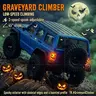 JJRC 1/18 Scale High Torque 4WD Remote Control Crawler Truck - Waterproof All-Terrain RC Car, BPA-Free Steel-Strong Drive, Monster Climber Toy for 12 Years Above