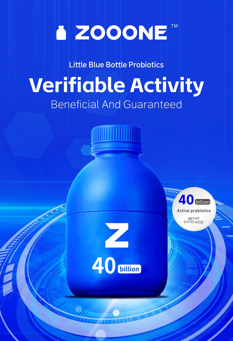 Zooone Probiotics 60 Billion CFU - 30 Bottles x 0.7oz - Edible, Fitness