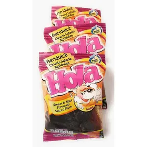 Salado Agriculce - Saladulces HOLA Lobito - Sweet and Sour Flavored Salted Plums - 3.5 oz - 3 units