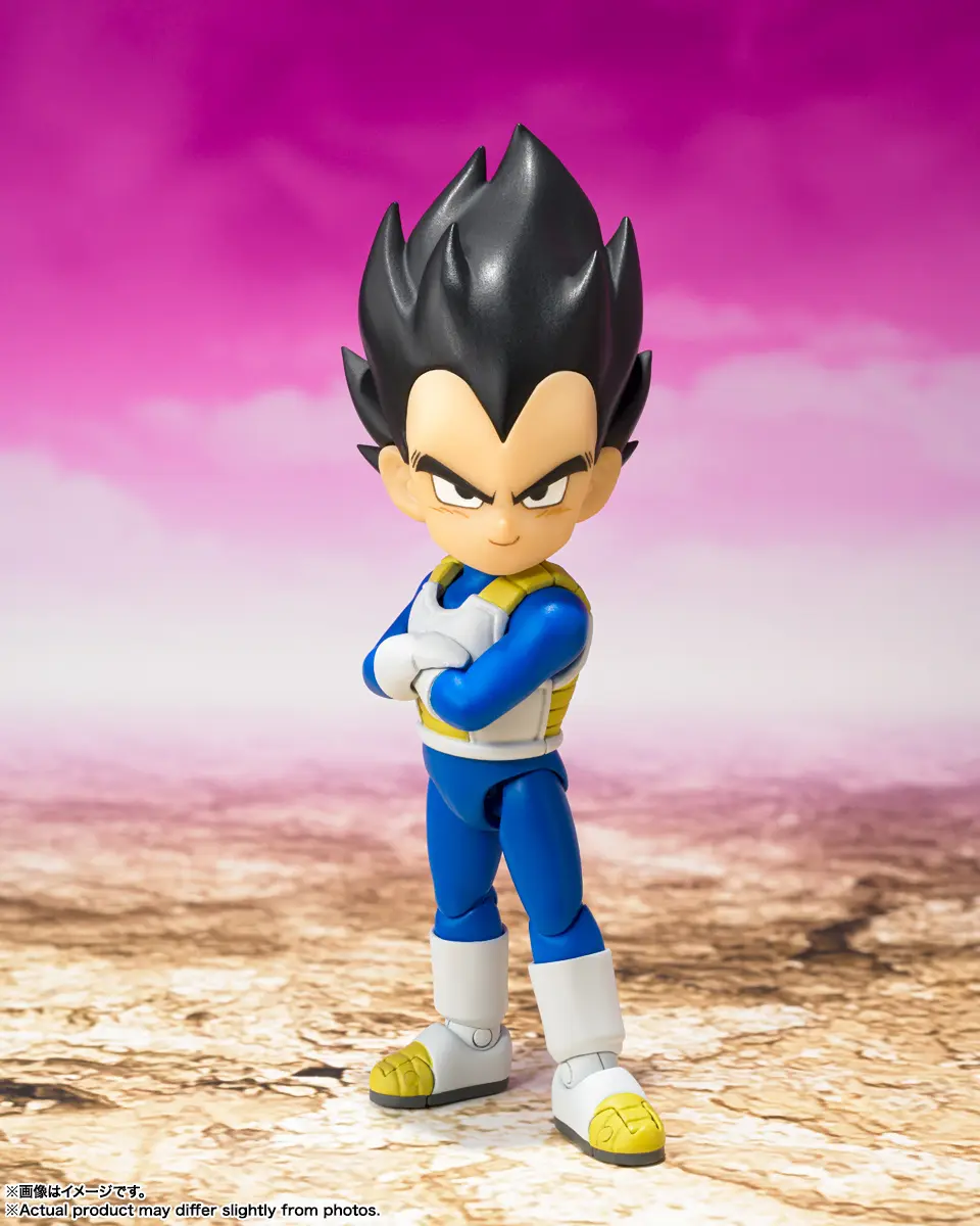 Bandai Tamashii Nations Dragon Ball DAIMA S.H.Figuarts Vegeta (Mini) Action Figure