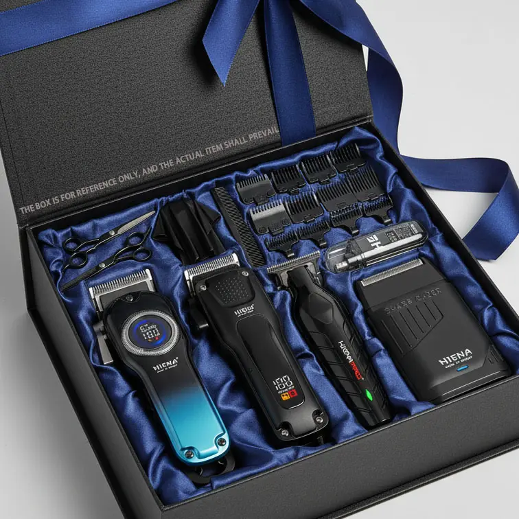 5-Piece Men's Haircut Set - Hair Trimmer, Styler, Sculptor, Shaver, Nose Hair Trimmer for Home, Travel, Holiday Gifting (Beauty & Personal Care Appliance) Adjustable styling tool