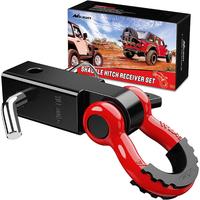 2" Trailer Arm + Shackles (Red & Black)