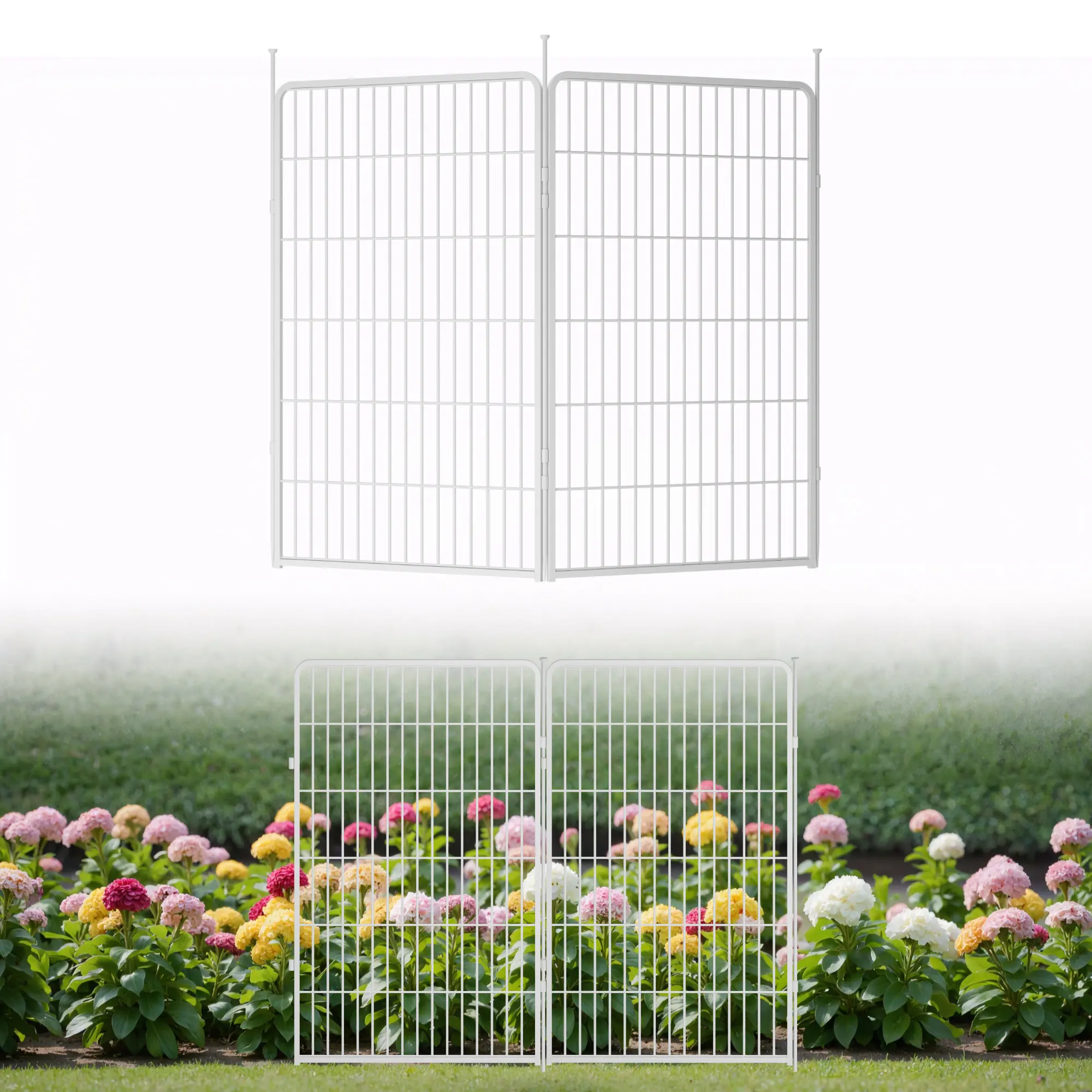45 in(H) x 4.5 ft(L) 2 Panels no Gate