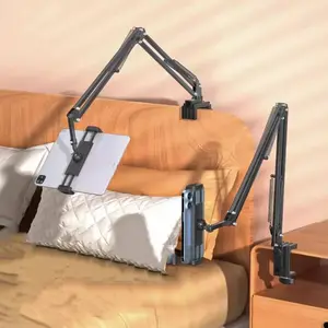 Tablet Stand,iPad Stand,Phone Holder,360-Degree Rotating Adjustable Metal Bed Frame for Tablet Desktop Suitable for iPad iPhone X iPad Pro 4.5-12.9-Inch Screen Smartphone Tablet Computers Kindle.