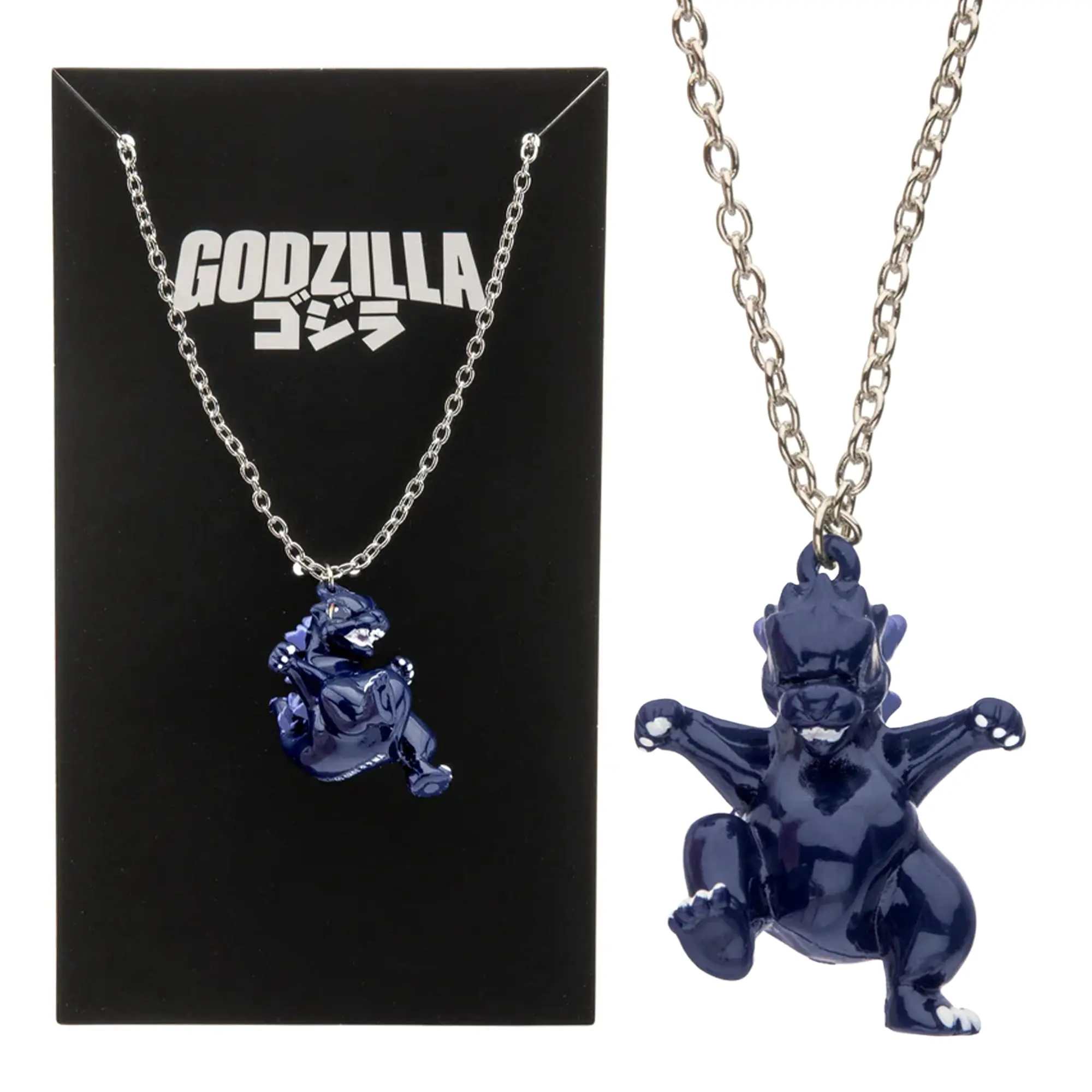 Godzilla Chibi 3D Charm Necklace | I Inch