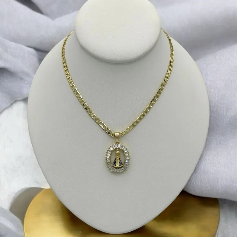 N120 Virgen de Regla Necklace