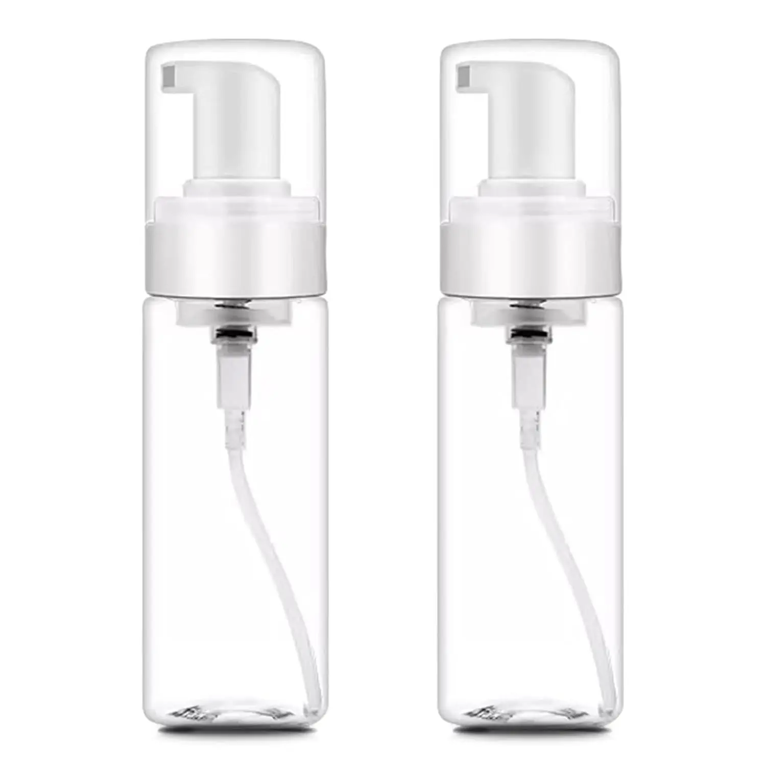Pump Bottle 7oz 2 count Foaming Soap Dispenser 200ml Foaming Spray Bottle Empty Travel  Bottle Clear  Dispenser for Hand Soap Toiletries Shampoo Lotion