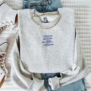 Embroidery Sardines Sweatshirt, Sardines Sweatshirt, Vintage Sardine, Coastal Aesthetic, Fish Shirt,y Fish Sweatshirt