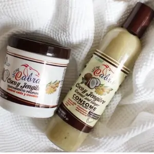 Lemuel Hair Care Set 2 Lemuel Intensive Hair Consomé & Coconut Ginger Treatment with Goat Milk for Deep Conditioning and Growth - Haircare