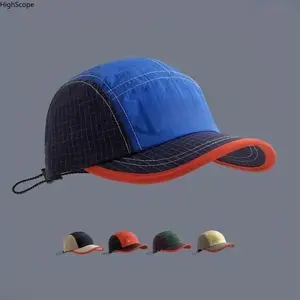 Quick-Drying Breathable Running Cap for Men, Lightweight Color-Blocked Sports Hat, Ideal for Summer Activities