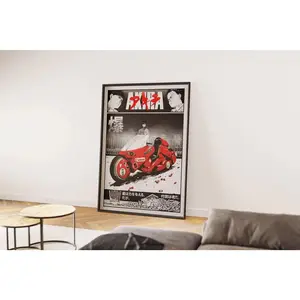 Akira Inspired Digital Poster Print Anime Manga Movie Wall Art Aesthetic Poster Gift Love