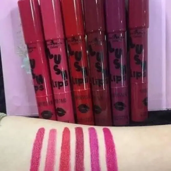 Lush Lip Superstain Glossrick - Long-Lasting Moisturizing Lip Gloss  set off 6