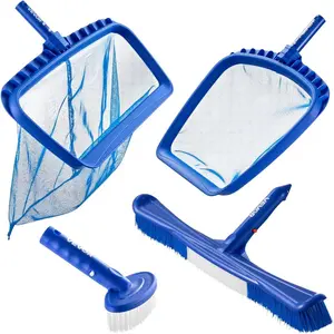 VEVOR Pool Pole, 3.4 to 12 Ft Telescoping Swimming Pool Cleaning Poles, Professional Adjustable Telescopic Pole with Extension Pole, Heavy Duty Cleaner Stick for Skimmer Net, Rake, Brush, Vacuum HeadVEVOR Super Brand Day