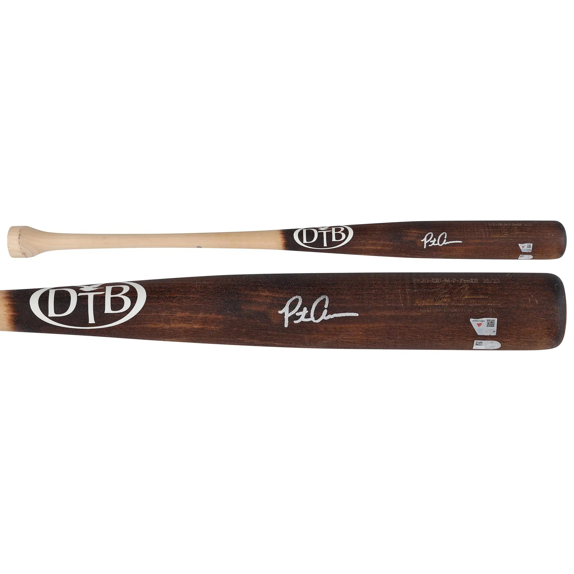 Pete Alonso Mets Signed PI DoveTail Bat from the 2025 MLB Season - HH98516280