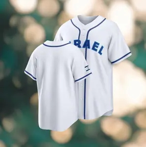 Hot new 2026 TeamIsrael 2026 World Baseball Classic StadiumHome Jersey, YOUTH baseball jersey, Vintage Streetwear baseball jersey, Casual baseball jersey outfits, Unisex, Trendy baseball jerseys