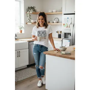 Funny Messy Mom T-Shirt