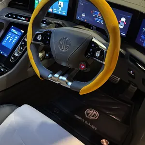 Car Steering Wheel Cover, Flannelette Material, Universal Fit for Men & Women, All-Season Use, Anti-Slip, Sweat-Absorbent, Durable Protection