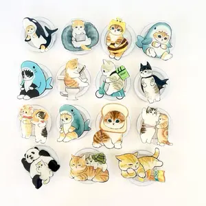 Cute Cartoon Cat Design Magnetic Phone Grip for Magsafe, Phone Holder