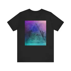 Capricorn Trippy Astrology Zodiac Short Sleeve Tee Cotton Fabric favorite shirts